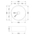 Nuie Luxe Round Counter Top Basin