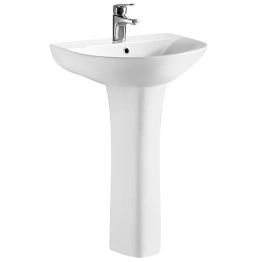 Nuie Freya 560mm Basin & Pedestal