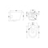 Freya Rimless Wall Hung Toilet & Soft Close Seat