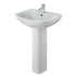 Nuie Ava 545mm Basin & Pedestal