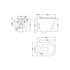 Ava Wall Hung Toilet & Soft Close Seat