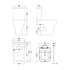 Ava Comfort Height Pan, Cistern & Seat