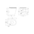 Freya Round Rimless Back To Wall Toilet & Soft Close Seat