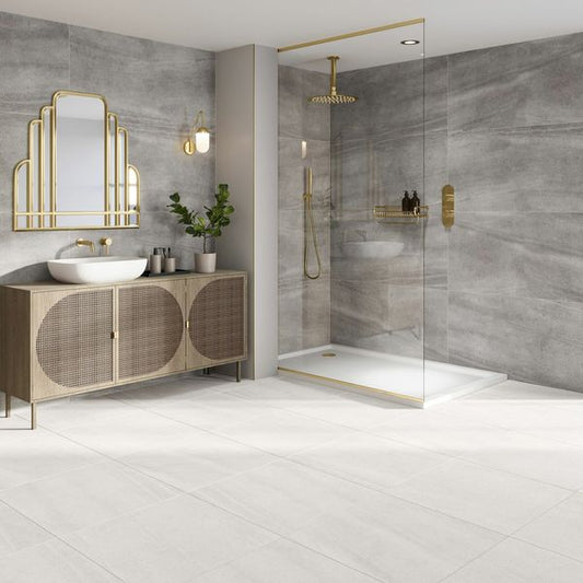 New Pietra Grey Rectified Stone Effect Tiles 1200X600mm