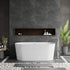 Nuie Choice Oval Freestanding Bath 1600x780x590mm