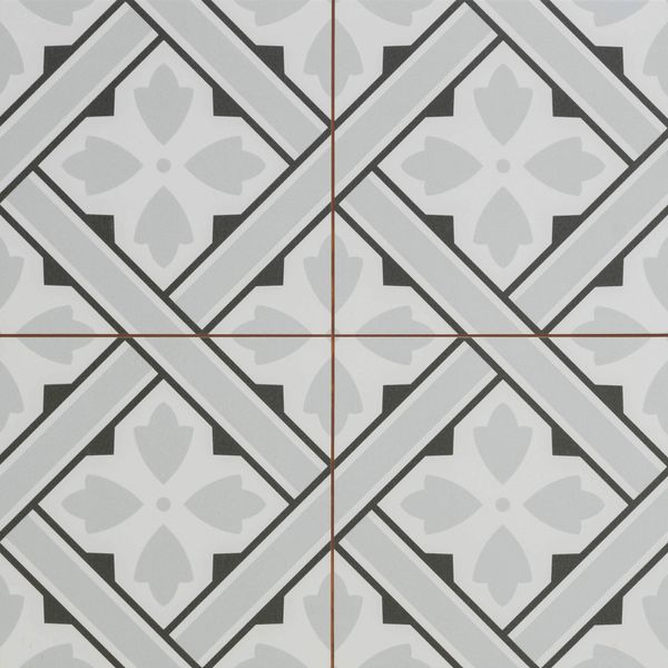 Nkr Tulip Light Grey Tiles 450x450mm