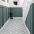 nkr tulip sage green tiles 450x450mm, Decor Tiles, Floor Tiles, Patterned Tiles, Porcelain Tiles, Wall Tiles, Green Tiles, 1