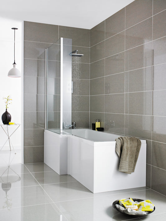 Nuie 1600mm square showerbath front panel