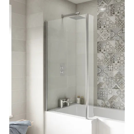 Nuie L-Shaped Fixed Bath Screen