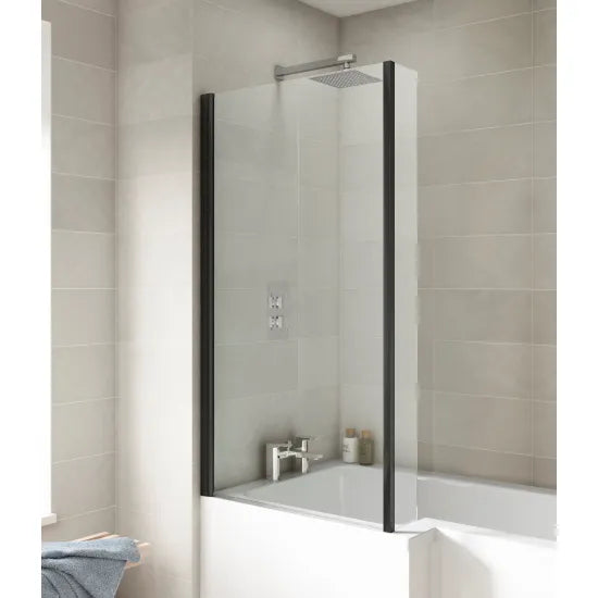 Nuie Square Bath Screen With Fixed Return