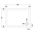 nuie slip resistant rectangular shower tray 1000 x 760mmnsr012, Nuie, white, Anti-Slip Trays, Rectangular Trays, Shower Trays, 2