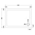 nuie slip resistant rectangular shower tray 1100 x 800mmnsr018, Nuie, white, Anti-Slip Trays, Rectangular Trays, Shower Trays, 2