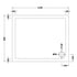 nuie slip resistant rectangular shower tray 1100 x 900mmnsr019, Nuie, white, Anti-Slip Trays, Rectangular Trays, Shower Trays, 2