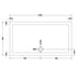 nuie slip resistant rectangular shower tray 1400 x 760mmnsr032, Nuie, white, Anti-Slip Trays, Rectangular Trays, Shower Trays, 2