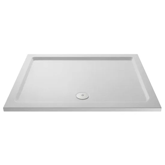 nuie slip resistant rectangular shower tray 1300 x 800mmnsr028, Nuie, white, Anti-Slip Trays, Rectangular Trays, Shower Trays, 1