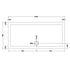nuie slip resistant rectangular shower tray 1500 x 700mmnsr041, Nuie, white, Anti-Slip Trays, Rectangular Trays, Shower Trays, 2