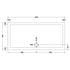 nuie slip resistant rectangular shower tray 1600 x 760mmnsr052, Nuie, white, Anti-Slip Trays, Rectangular Trays, Shower Trays, 2