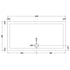 nuie slip resistant rectangular shower tray 1600 x 800mmnsr053, Nuie, white, Anti-Slip Trays, Rectangular Trays, Shower Trays, 2