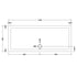 nuie slip resistant rectangular shower tray 1700 x 700mmnsr061, Nuie, white, Anti-Slip Trays, Rectangular Trays, Shower Trays, 2