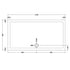 nuie slip resistant rectangular shower tray 1700 x 900mmnsr064, Nuie, white, Anti-Slip Trays, Rectangular Trays, Shower Trays, 2