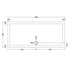 nuie slip resistant rectangular shower tray 1800 x 800mmnsr073, Nuie, white, Anti-Slip Trays, Rectangular Trays, Shower Trays, 2