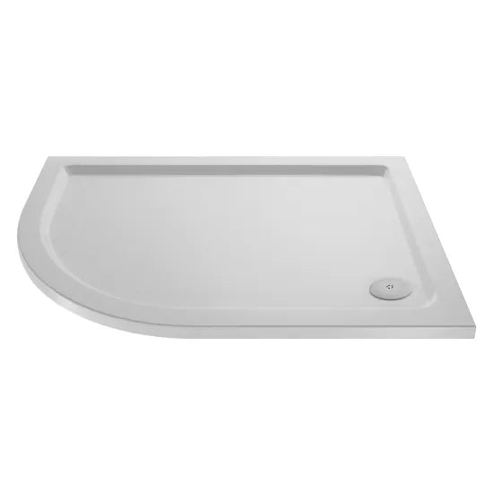 Nuie Slip Resistant Offset Quadrant Shower Tray LH 900 x 760mm