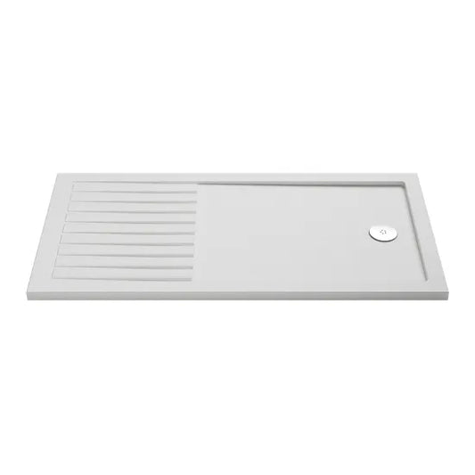 nuie slip resistant rectangular walk in shower tray 1400 x 800mmnsr1480, Nuie, white, Anti-Slip Trays, Rectangular Trays, Shower Trays, Wetroom Trays, 1
