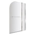 Nuie Round Bath Screen Fixed Panel & Rail