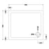 nuie rectangular shower tray 900 x 760mmntp008, Nuie, white, Rectangular Trays, Shower Trays, 2