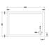 nuie rectangular shower tray 1200 x 800mmntp023, Nuie, white, Rectangular Trays, Shower Trays, 2