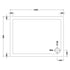 nuie rectangular shower tray 1200 x 900mmntp024, Nuie, white, Rectangular Trays, Shower Trays, 2