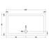 nuie rectangular shower tray 1400 x 760mmntp032, Nuie, white, Rectangular Trays, Shower Trays, 2