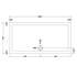 nuie rectangular shower tray 1500 x 760mmntp042, Nuie, white, Rectangular Trays, Shower Trays, 2