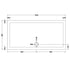 nuie rectangular shower tray 1600 x 800mmntp053, Nuie, white, Rectangular Trays, Shower Trays, 2