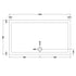 nuie rectangular shower tray 1600 x 900mmntp054, Nuie, white, Rectangular Trays, Shower Trays, 2