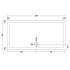 nuie rectangular shower tray 1800 x 900mmntp074, Nuie, white, Rectangular Trays, Shower Trays, 2