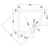 nuie quadrant shower tray 760 x 760mmntp097, Nuie, white, Quadrant Trays, Shower Trays, 2
