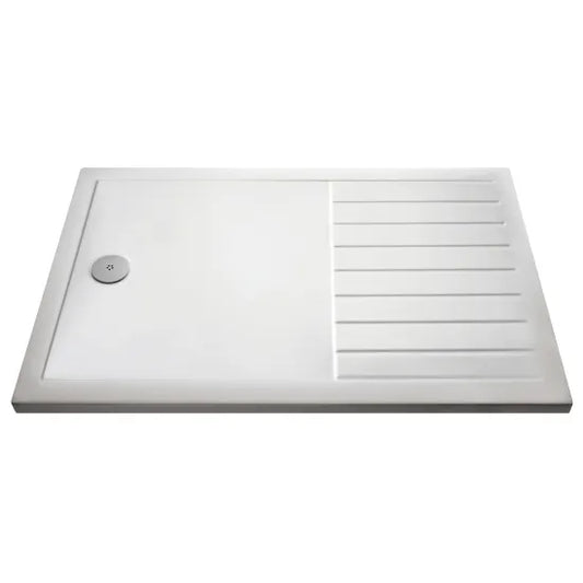 nuie rectangular walk in shower tray 1400 x 800ntp1480, Nuie, white, Rectangular Trays, Shower Trays, Wetroom Trays, 1