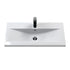 Deco Soft Black 800mm Wall Hung 2 Drawer Vanity & Mid-Edge Basin