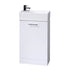 nuie white compact cabinet basinvty058, Nuie, Sink Vanity Unit, Basin Unit, 2