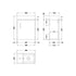 nuie 400mm wall hung vanity basinnvx182, Nuie, Wall Hung Vanity Unit, 2