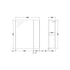 nuie 600mm mirror unit 75 25off618, Nuie, Mirror Bathroom Cabinets, Mirrors, 2