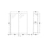 nuie 600mm mirror unit 50 50off817, Nuie, Mirror Bathroom Cabinets, Mirrors, 2