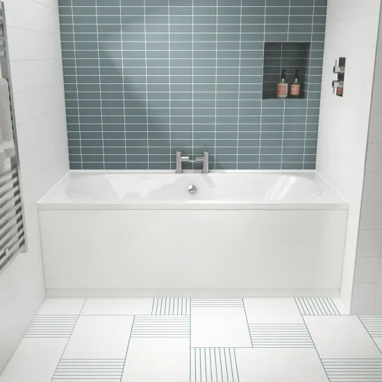 Nuie Eternalite Round Double Ended Bath 1700 x 750mm