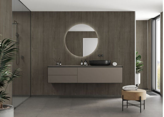Fibo scandinavian dark wood vertical plank pk 2, Fibo Panels,  Plywood Wet Wall Panels, 1