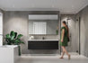 Fibo scandinavian grey concrete tile effect pk 2, Fibo Panels,  Plywood Wet Wall Panels, 3