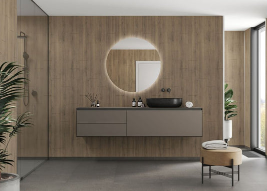 Fibo scandinavian pure oak vertical plank pk 2, Fibo Panels,  Plywood Wet Wall Panels, 1