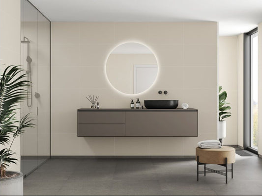 Fibo contemporary light sand tile effect pk 2, Fibo Panels,  Plywood Wet Wall Panels, 1