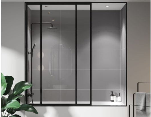 Fibo contemporary aberdeen tile effect pk 2, Fibo Panels,  Plywood Wet Wall Panels, 1