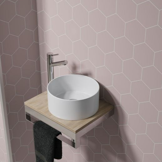 Fibo Urban - Dusky Pink (Hexagonal) - Single